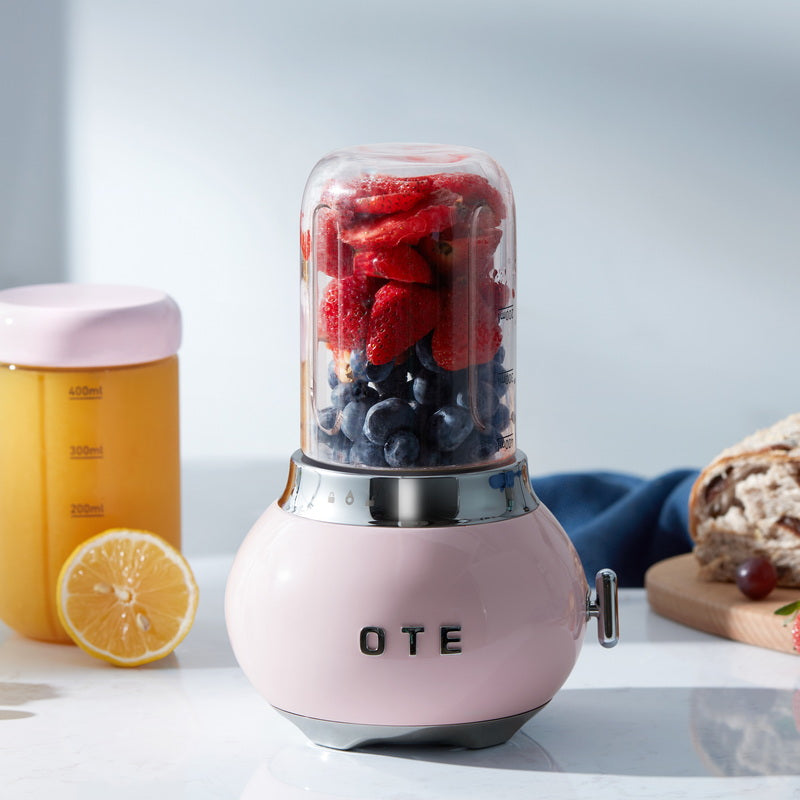 Ote smoothie maker блендер, ретро кухня малък стъклен блендер за шейкове и smoothies, с 400ml стъкло