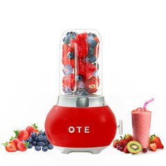 Ote smoothie maker блендер, ретро кухня малък стъклен блендер за шейкове и smoothies, с 400ml стъкло