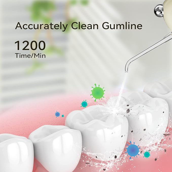 Vodné flossers bezdrôtové pre zuby-ote prenosný vodný flosser-mini power zubné flossers nabíjateľné pre cestovanie a domov, 3 režimy &amp; ipx7 vodotesný, orálny zavlažovač pre zuby, ďasien, závesy starostlivosť