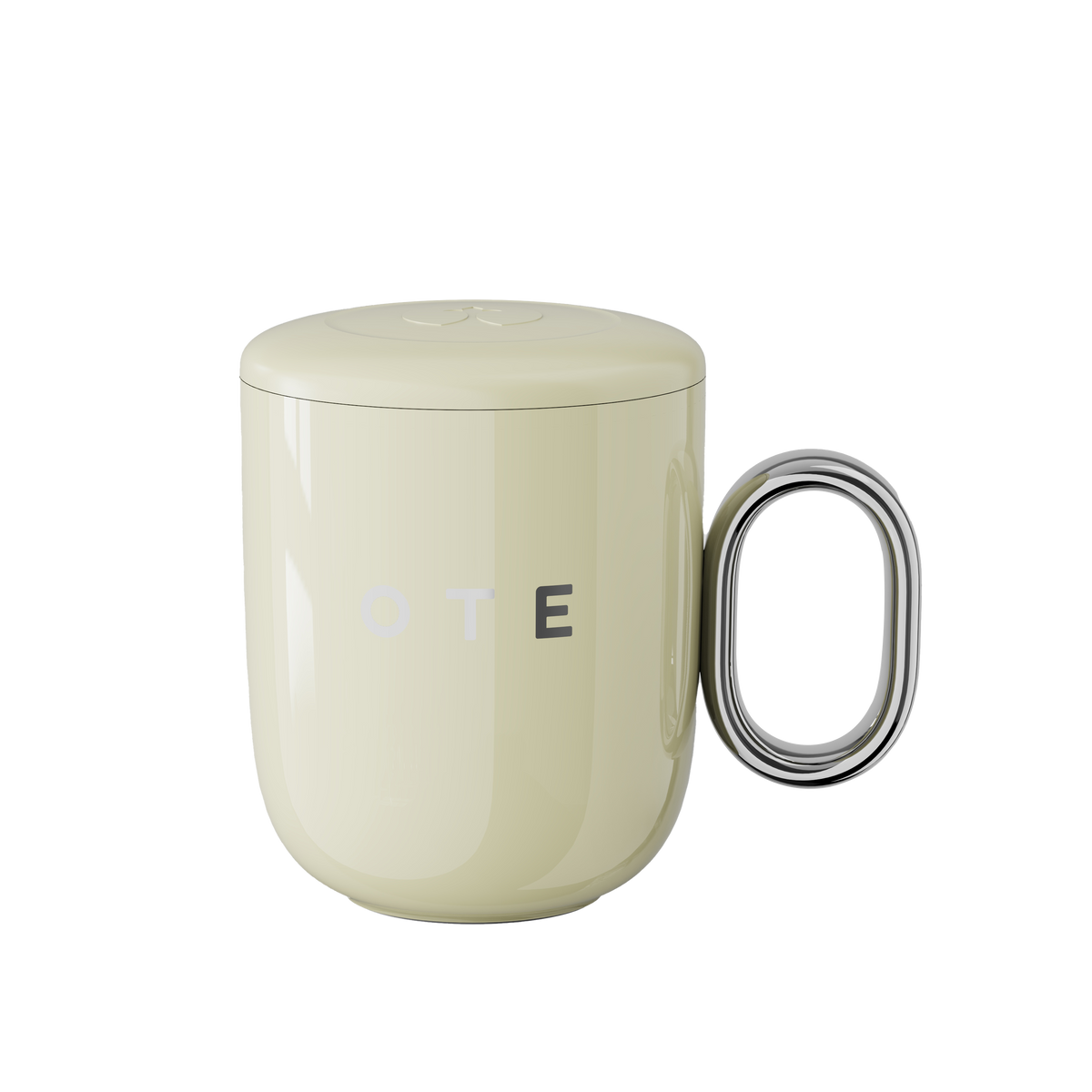 Hrnček na kávu OTE s rúčkou, 12 oz/8 oz (350/220 ml) izolovaný cestovný hrnček z nehrdzavejúcej ocele, dvojstenný opakovane použiteľný hrnček na kávu