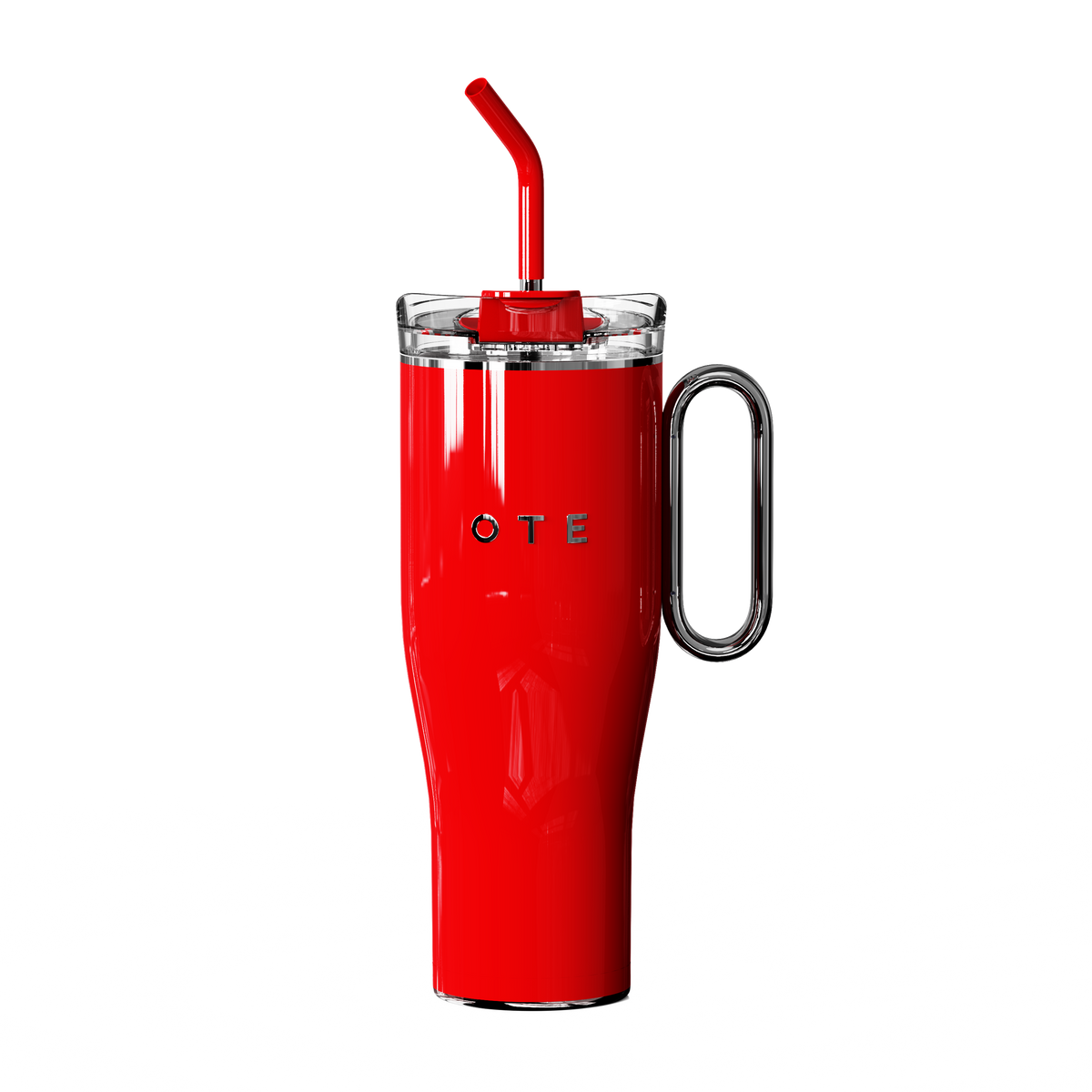 Ote1.2 l (42 oz) чаша за кафе да отида, двустенна стоманена вакуумна изолирана чаша с дръжка и слама, bpa безплатно, преносим кола чаша tumbler, термична чаша, чаша за кафе за топли и студени напитки